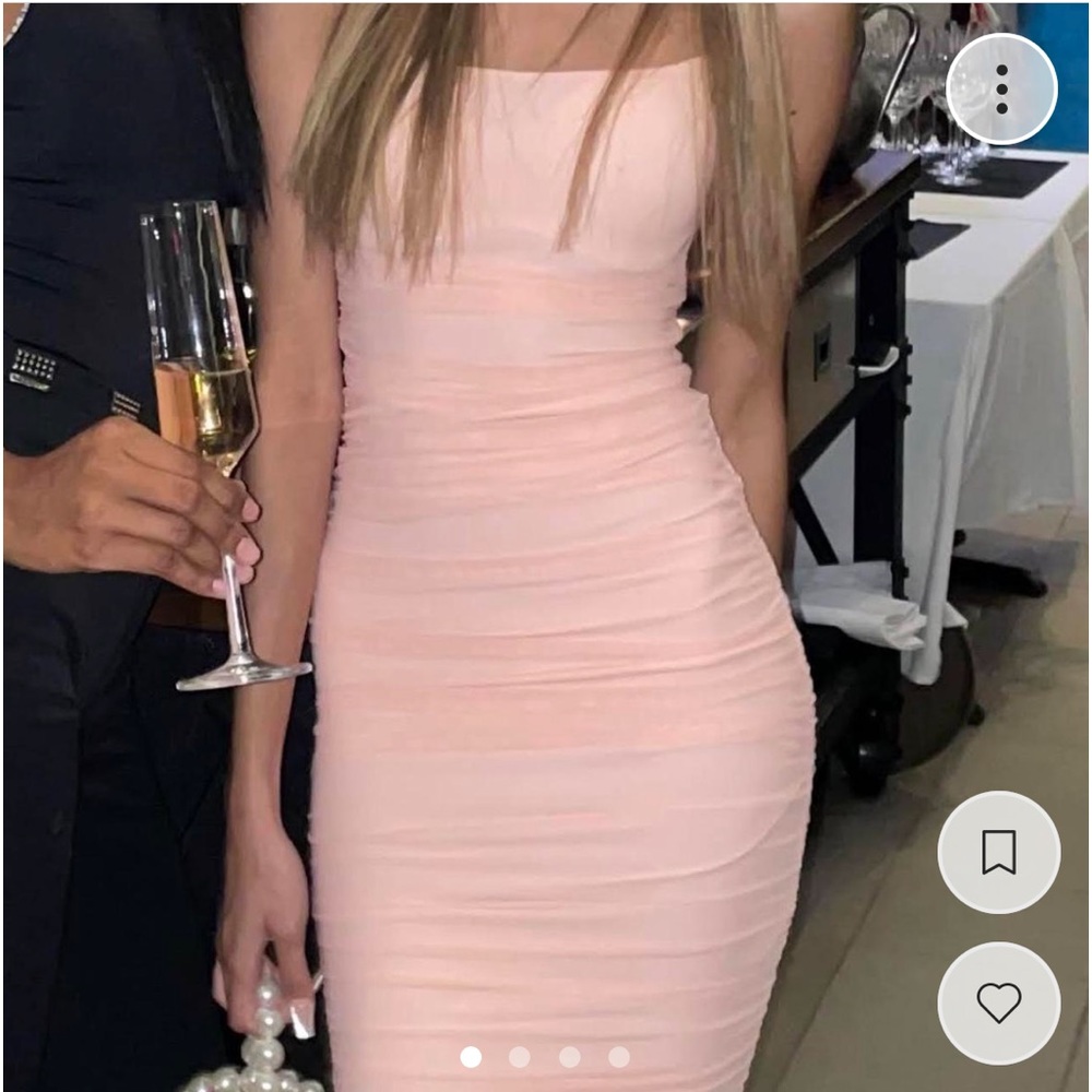 Oh polly pink dress - Size 0/XS
